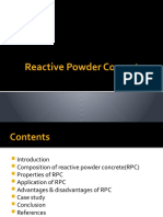 Reactive Powder Concrete