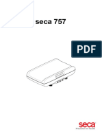 Seca - 757 Baby Scale User Manual