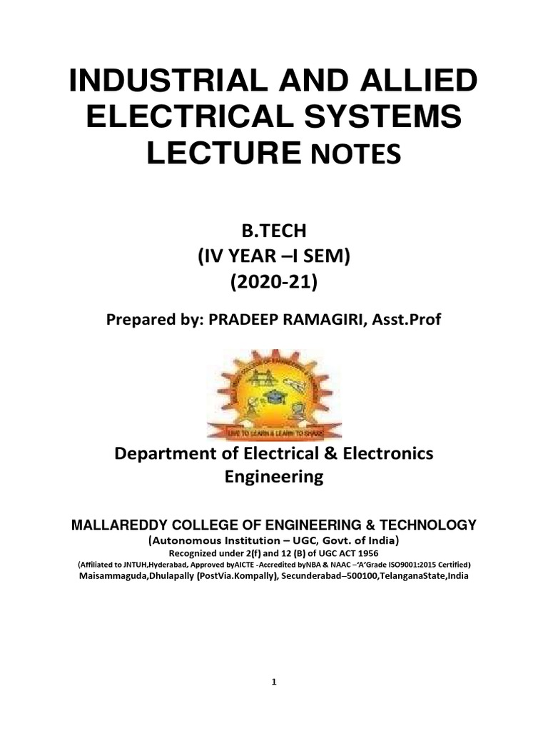 Industrial and Allied Electrical Systems PDF Incandescent Light
