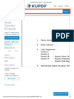 Anjab Operator Komputer - Free Download PDF