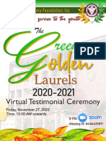 Update Final Green and Golden Laurel 2020-2021 Invitation Program