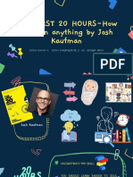 THE FIRST 20 HOURS-How to learn anything by Josh Kaufman