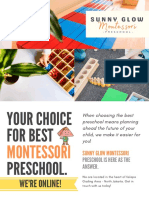 Your Choice For Best Montessori Preschool.