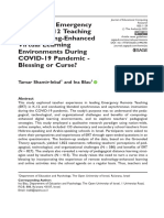 Facilitating Emergency Remote K12 Teaching in Computing Enhanced Virtual Learning Environments During Covid 19