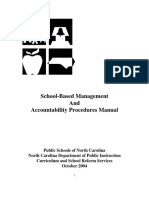 School-Based Management and Accountability Procedures Manual