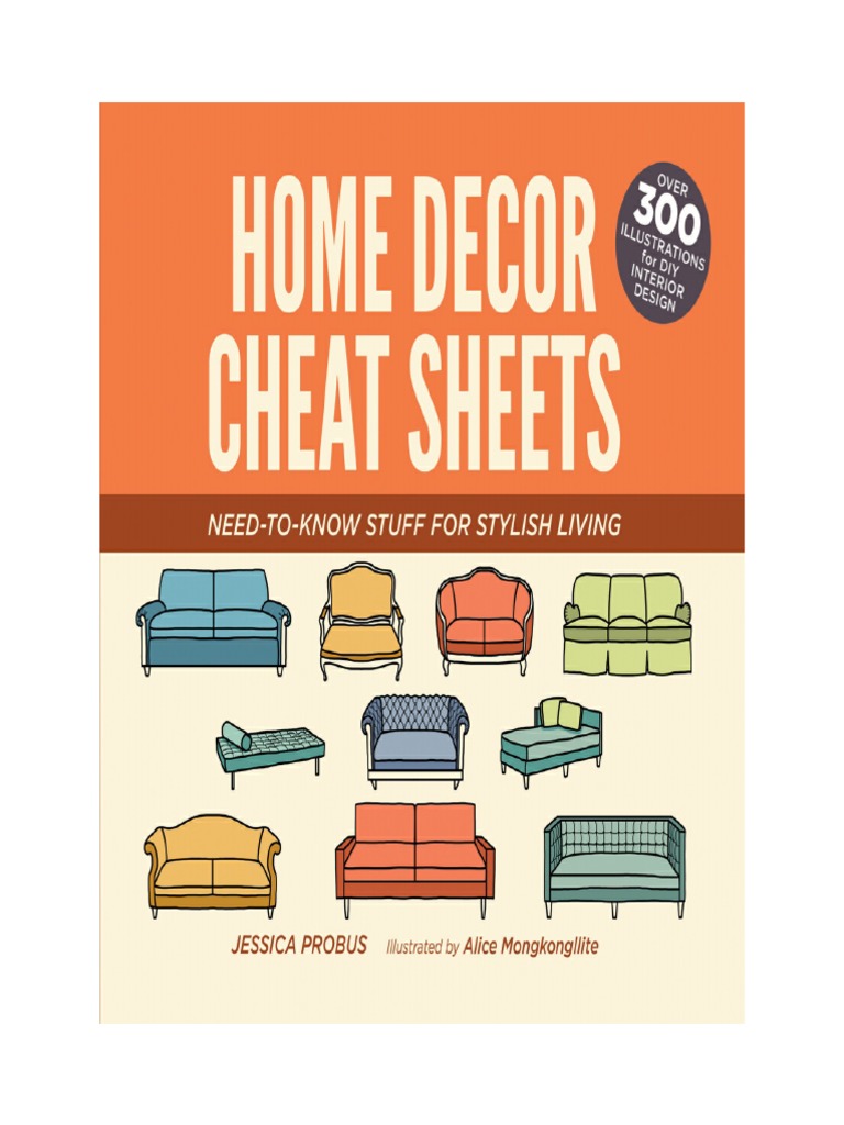 DICH-Home Decor Cheat Sheets Need-To-Know Stuff For Stylish Living-1 | PDF