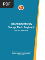 National Patient Safety Strategic Plan in BD