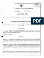 Decreto 746 Del 6 de Julio de 2021