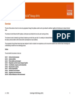 Scheme of Work - Cambridge IGCSE Biology (0610)