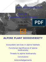 Alpine Plant Biodiversity I I