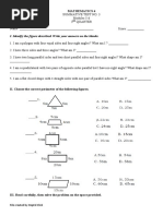 I. Identify The Figure Described. Write Your Answers On The Blanks