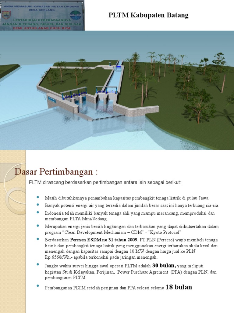 PLTM Batang - Sosialisasi | PDF
