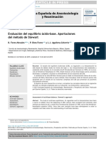 Evaluacion Del Equilibrio Acido Base Aprotaciones Metodo Stewart