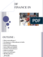 Study of Microfinance in India