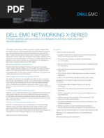 Dell Networking X-Series Spec Sheet