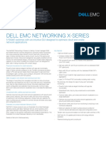 Dell Networking X-Series Spec Sheet