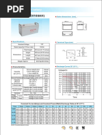 NP12-100 (12V100AH) : Gel Lead-Acid Battery