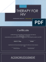 Cell Therapy For HIV: Investigatory Project by