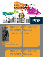 Internet of Things Programming Pengenalan MK
