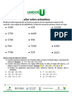 Taller Sobre Aritmética en Plantilla