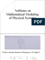 Problems On Mathematical Modeling of Physical Systems