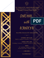 Wedding Invitation (Snehal&Ajinkya)