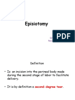 Episiotomy: Dr. Fekadu R (MD) November, 2012/19