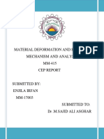 Material Deformation and Failures