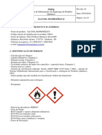 Álcool isopropílico FISPQ revisão 01