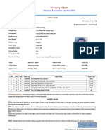 University of Delhi: Exam Form Status: Confirmed Exam Roll No. 19073511001