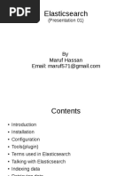 Elasticsearch: by Maruf Hassan