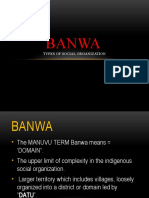 Banwa: Types of Social Organization