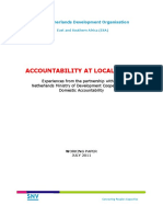 2007 Accountability at Local Level Development