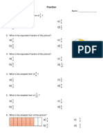 A) B) C) D) : Fraction