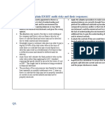 Q1. Identify and Explain EIGHT Audit Risks and Their Responses