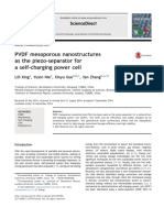 PVDF Mesoporous Nanostructures As The Piezoe Separator
