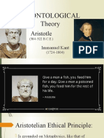 Deontological Theory: Aristotle