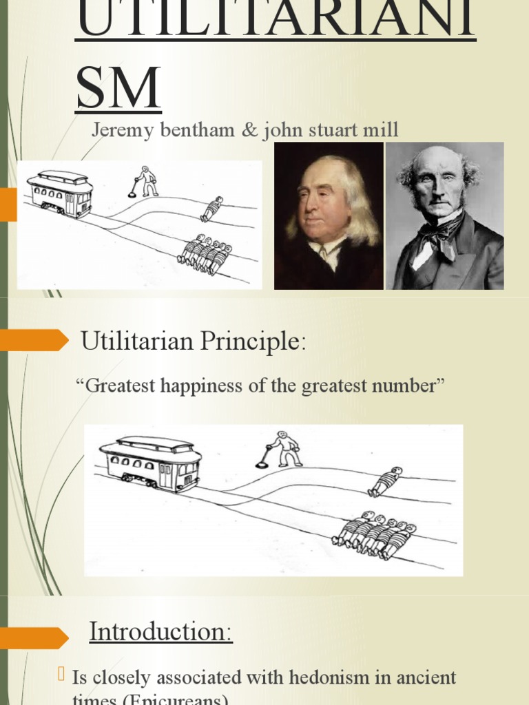 Jeremy Bentham & John Stuart Mill PDF Utilitarianism Hedonism