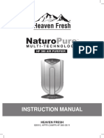 Instruction Manual: HF 380 Air Purifier