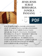 Jenis Jenis Surat Berharga Jangka Panjang