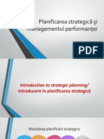 Introducere in Planificarea Strategica