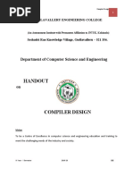 Handout: Department of Computer Science and Engineering