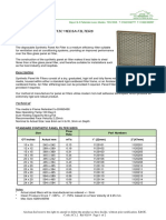 FILTER MANUFACTURER'S DISPOSABLE SYNTHETIC PANELS