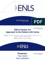 1c - Approach To Comatose Patients (Slides)