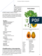 Carica Papaya Wikipedia, La Enciclopedia Libre