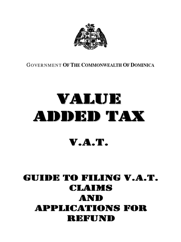 VAT Refund Guide 1.0 PDF Tax Refund Value Added Tax
