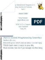C Socket Programming Tutorial Writing Client Server Programs in C Using Sockets Corporate Microcomputing Department