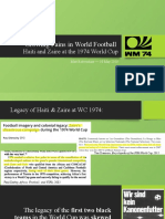 Growing Pains in World Football: Haiti and Zaire at The 1974 World Cup