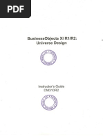 Business Objects Xi User Guide