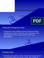 Prosedur Penggunaan Arsip